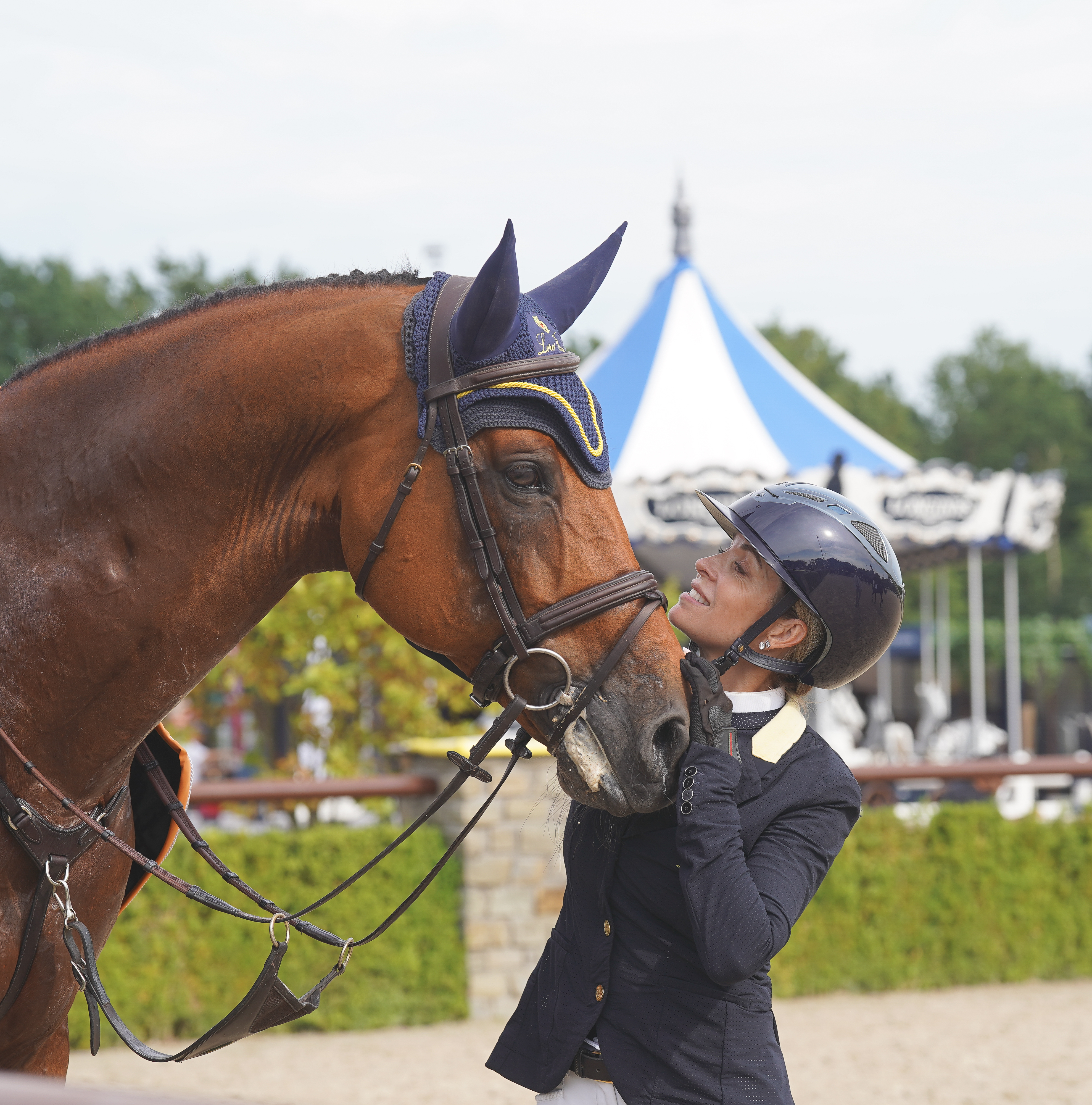 Corelli de Mies third in the CSI4* 1.55m Grand Prix at Longines Tops International Arena